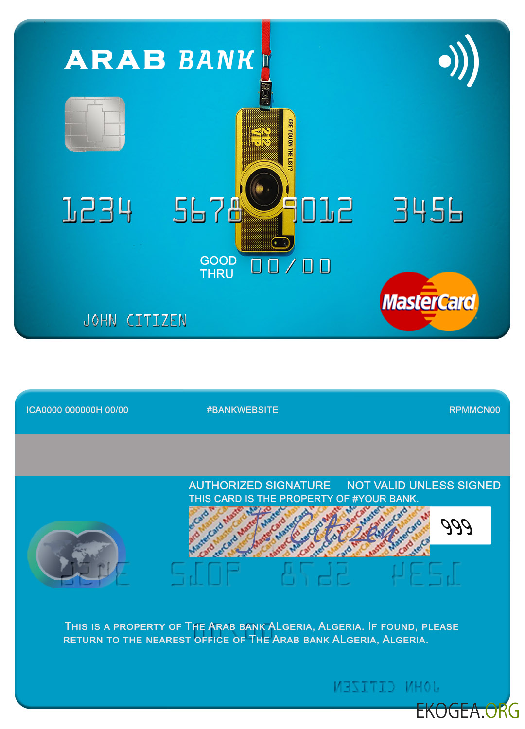 Algérie Arab Bank Algérie mastercard